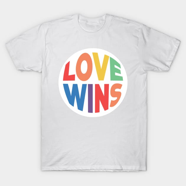 Love Wins LGBTQ T-Shirt by MajorCompany